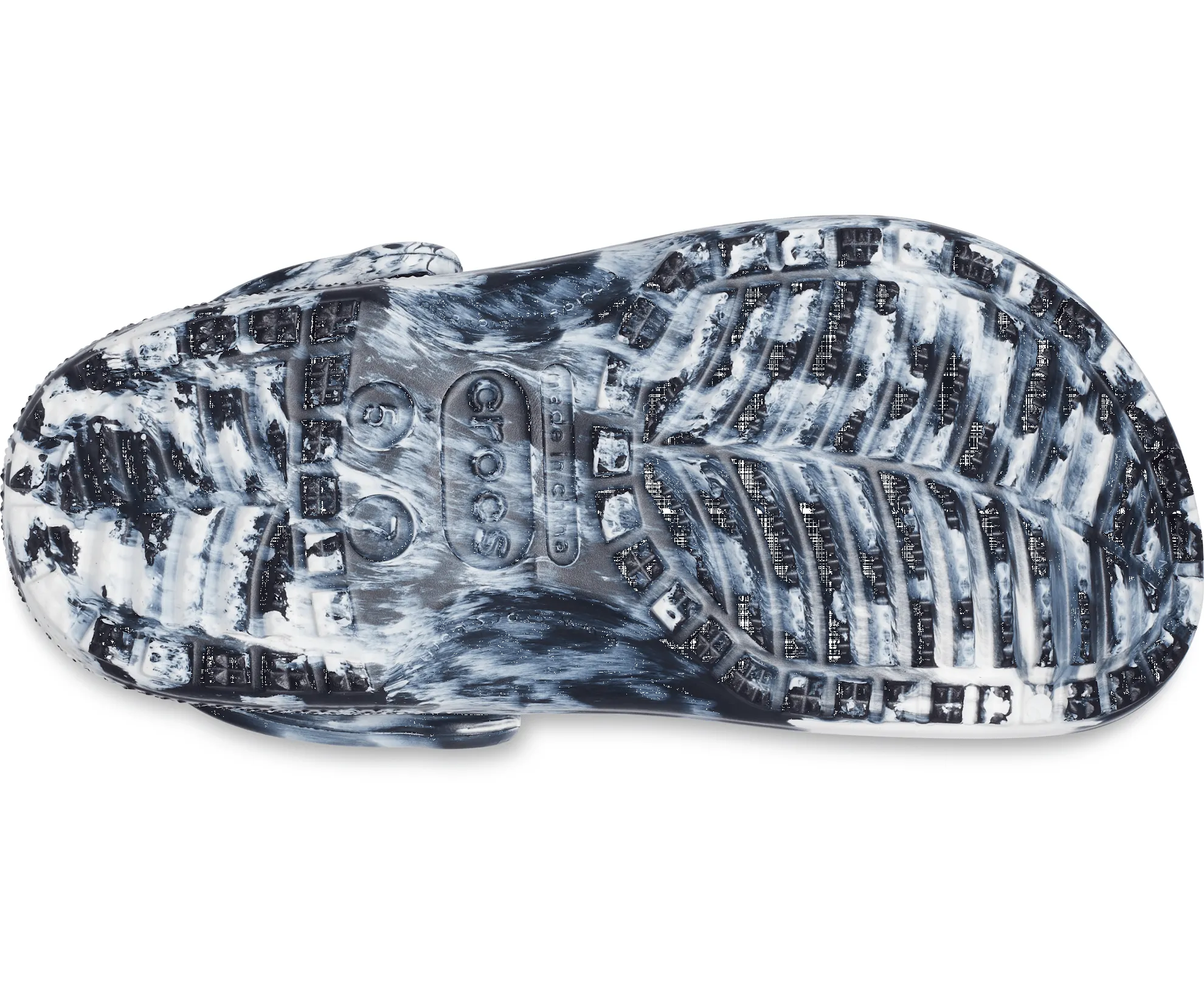 Crocs Unisex Classic Marbled Clog - Black sold by The Foot Factory product image thumbnail 4