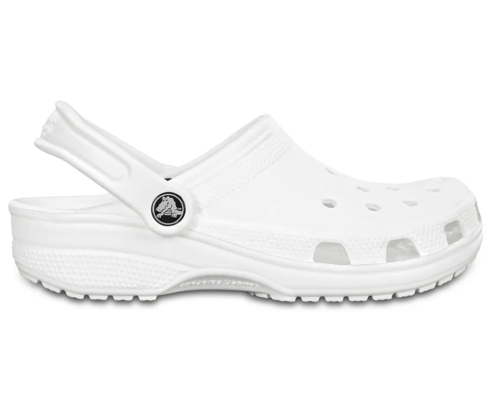 Crocs Unisex Classic Clog - White sold by The Foot Factory