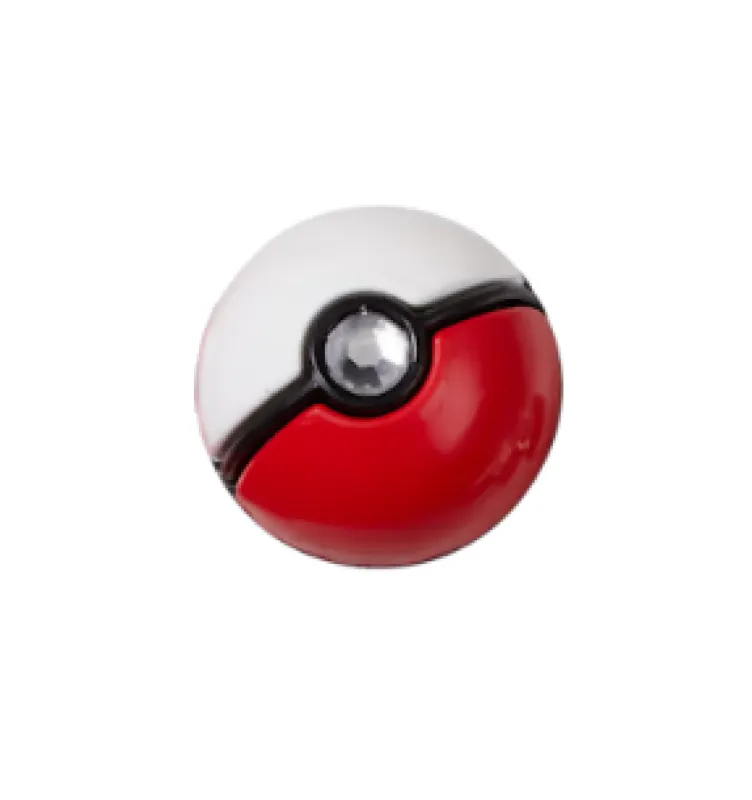 Crocs Jibbitz Pokemon Pokeball 3D Charm sold by The Foot Factory