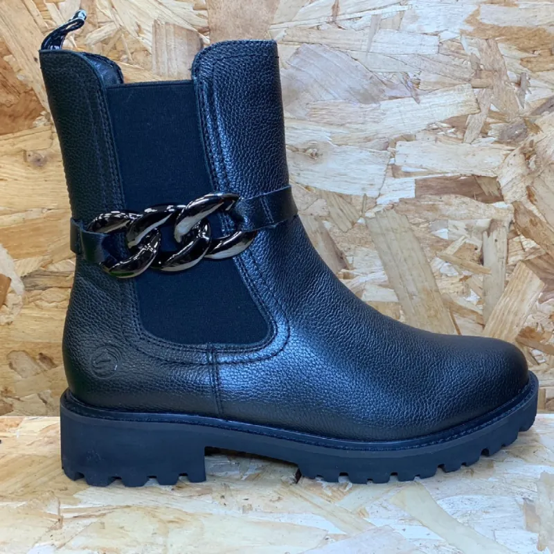 Remonte Womens Chelsea Boot - Black made by Remonte