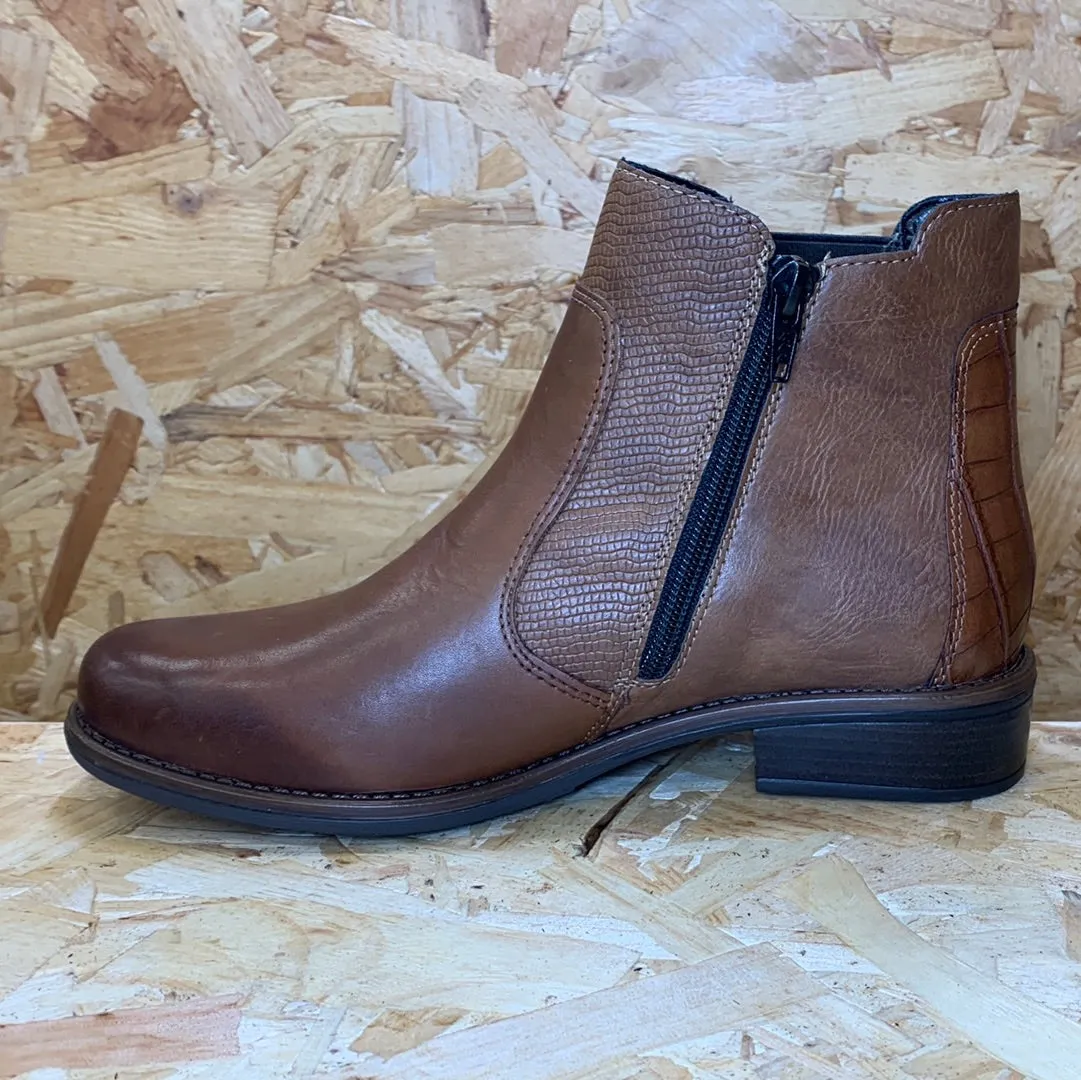 Remonte Womens Chelsea Boot - Brown sold by The Foot Factory product image thumbnail 3
