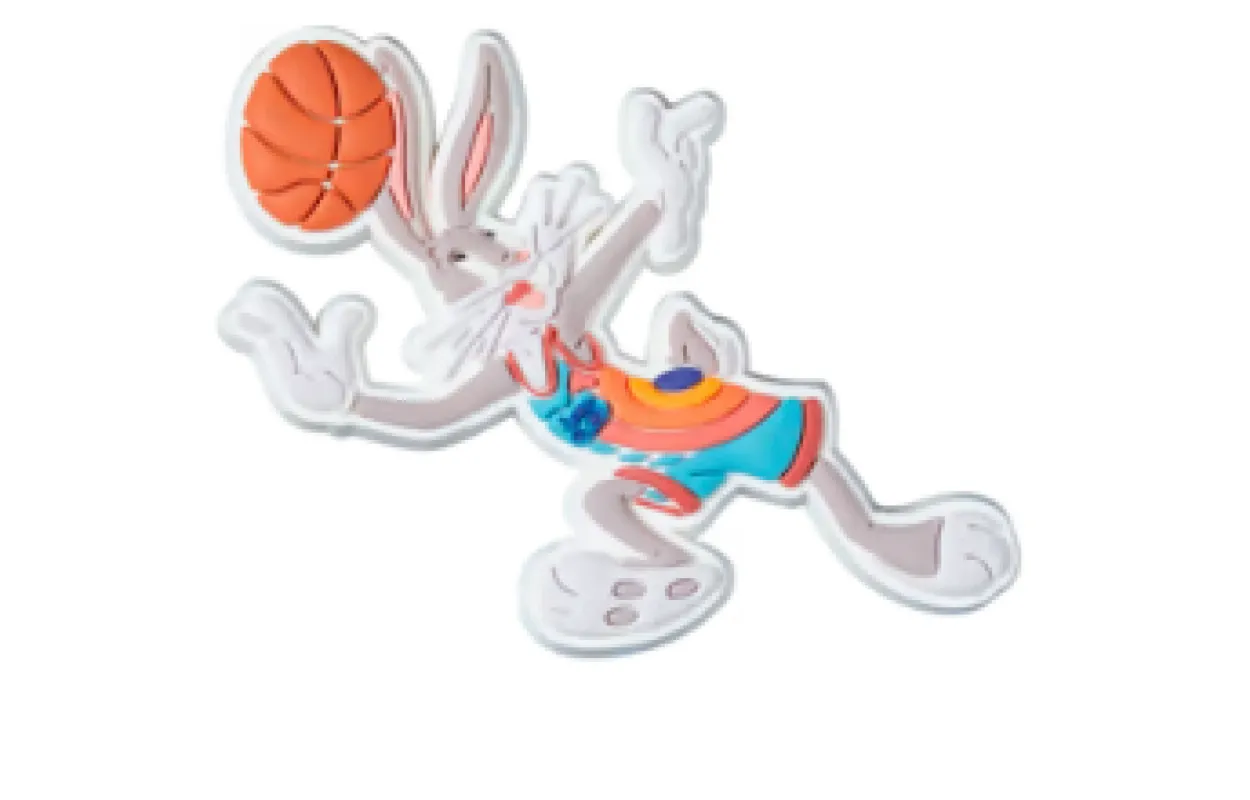 Crocs Jibbitz Space Jam Bugs Bunny Charm sold by The Foot Factory