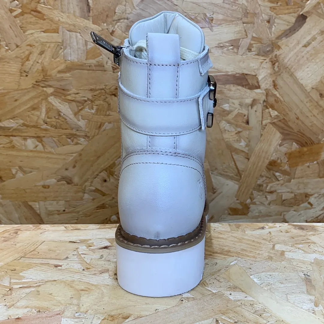 Carmela Womens Leather Fashion Ankle Boot - Ice sold by The Foot Factory product image thumbnail 5