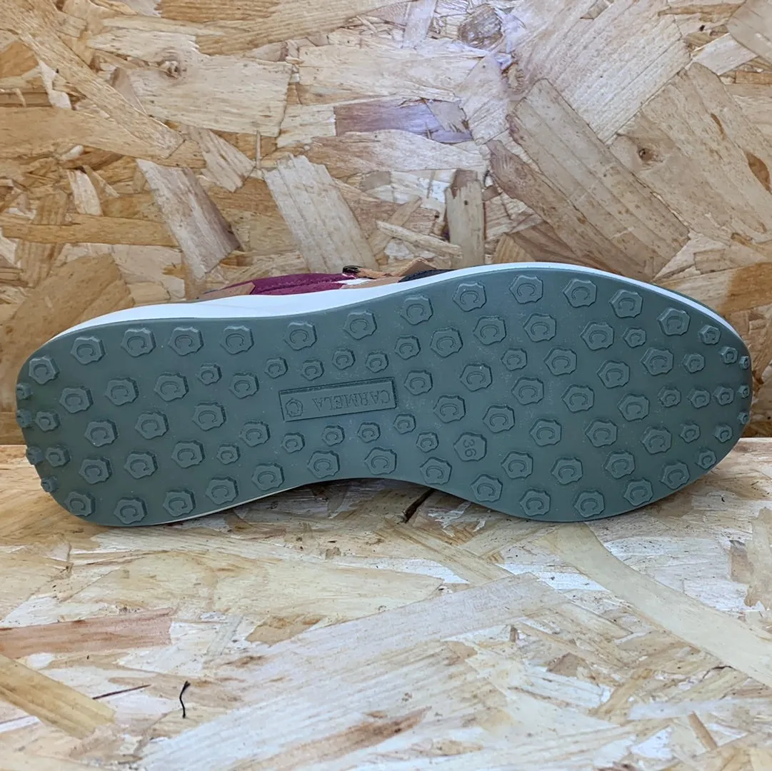 Carmela Womens Leather Fashion Trainers - Camel sold by The Foot Factory product image thumbnail 5