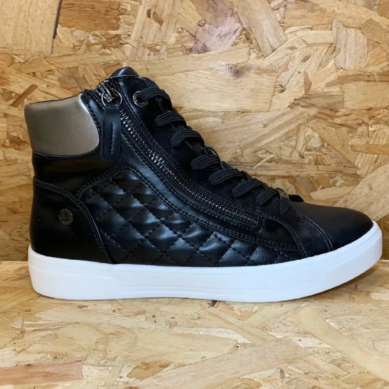 Xti Womens Fashion High Top Trainers - Black sold by The Foot Factory