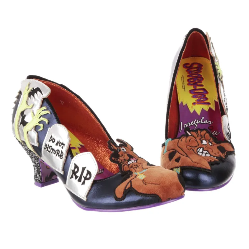 Irregular Choice Womens Scooby Doo Where Are You! High Heel - Green / Silver sold by The Foot Factory