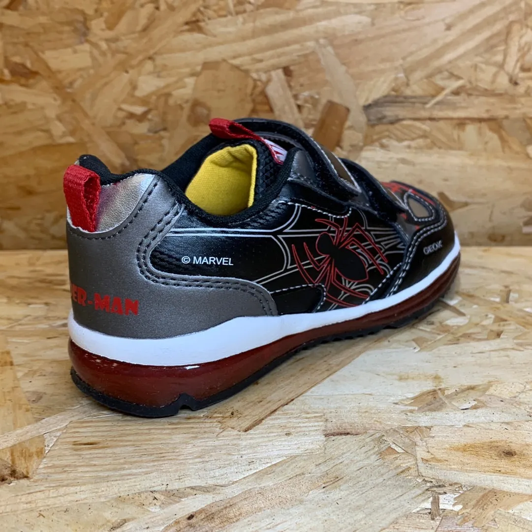 Geox Infant Todo Marvel Spiderman Trainer - Black / Lead sold by The Foot Factory product image thumbnail 4