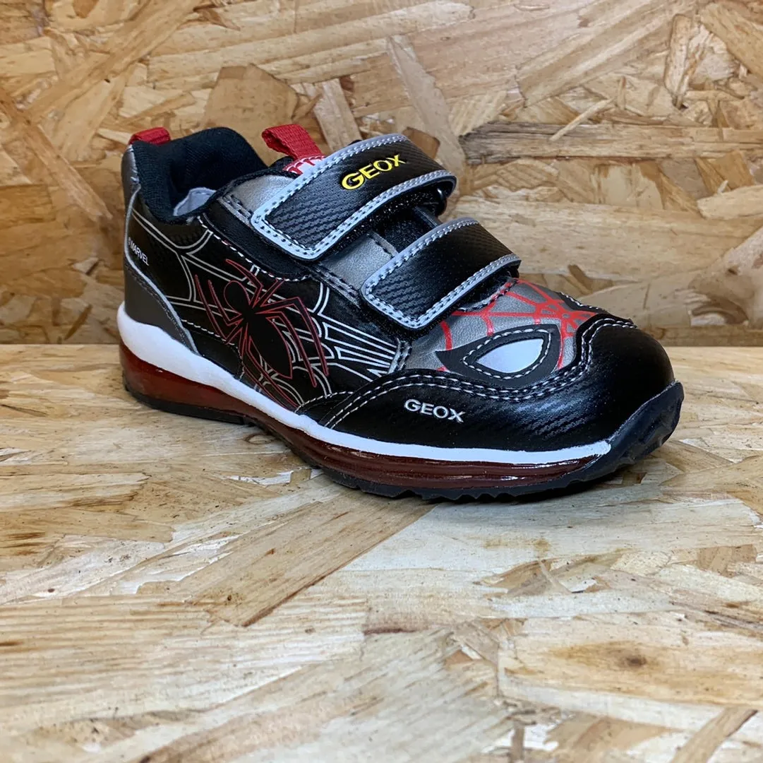 Geox Infant Todo Marvel Spiderman Trainer - Black / Lead sold by The Foot Factory product image thumbnail 2