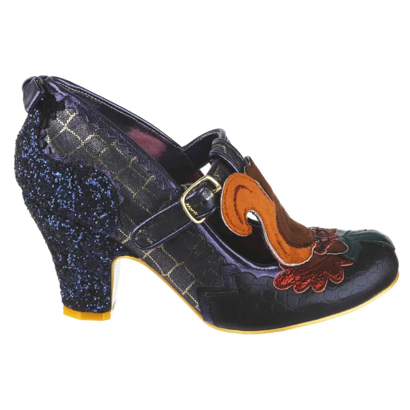 Irregular Choice Womens Feeling Foxy High Heel - Blue sold by The Foot Factory