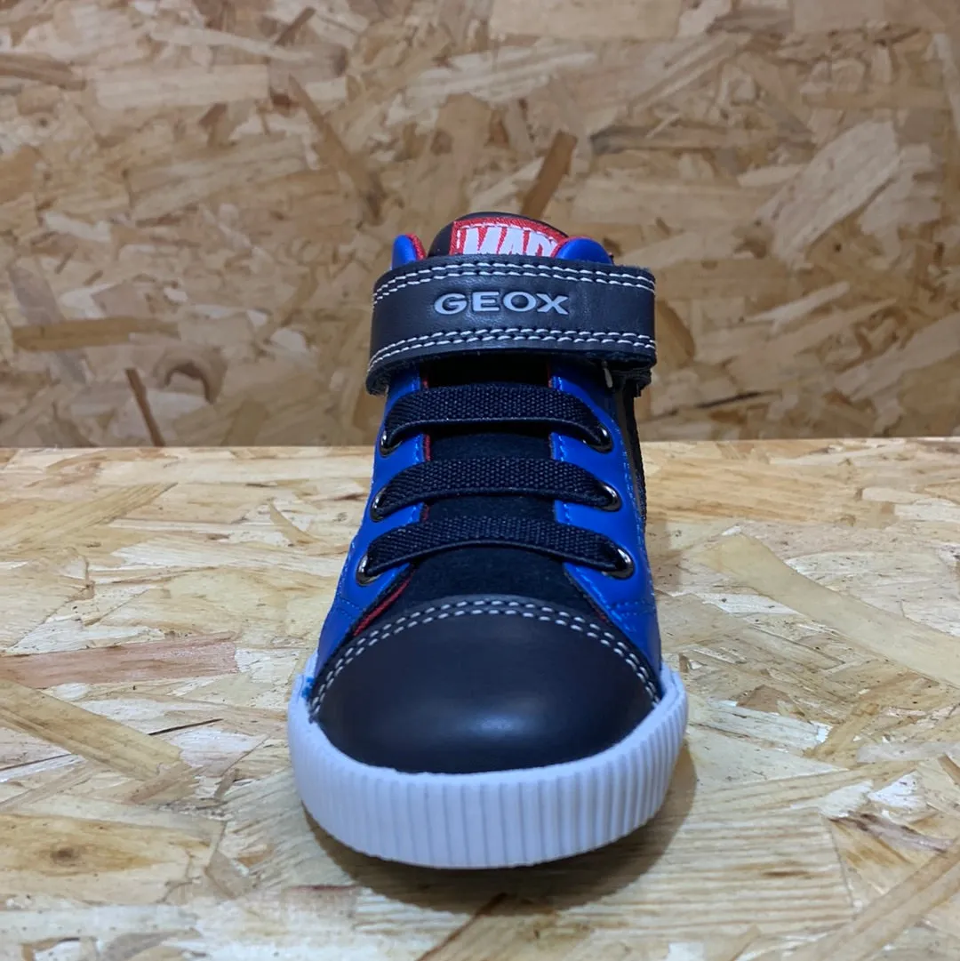 Geox Infant Kilwi Marvel Spiderman High Top Trainer - Navy / Royal sold by The Foot Factory product image thumbnail 3