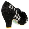 Irregular Choice Womens All The Time High Heel - Black sold by The Foot Factory