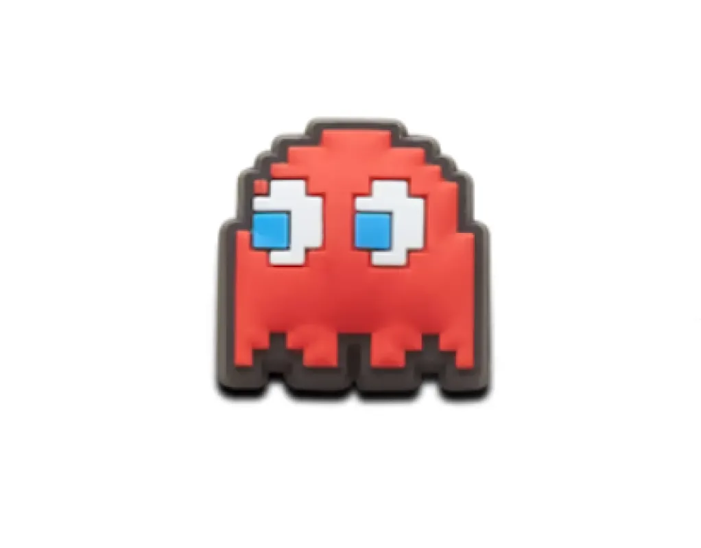 Crocs Jibbitz Pac-Man Red Ghost Blinky Charm sold by The Foot Factory