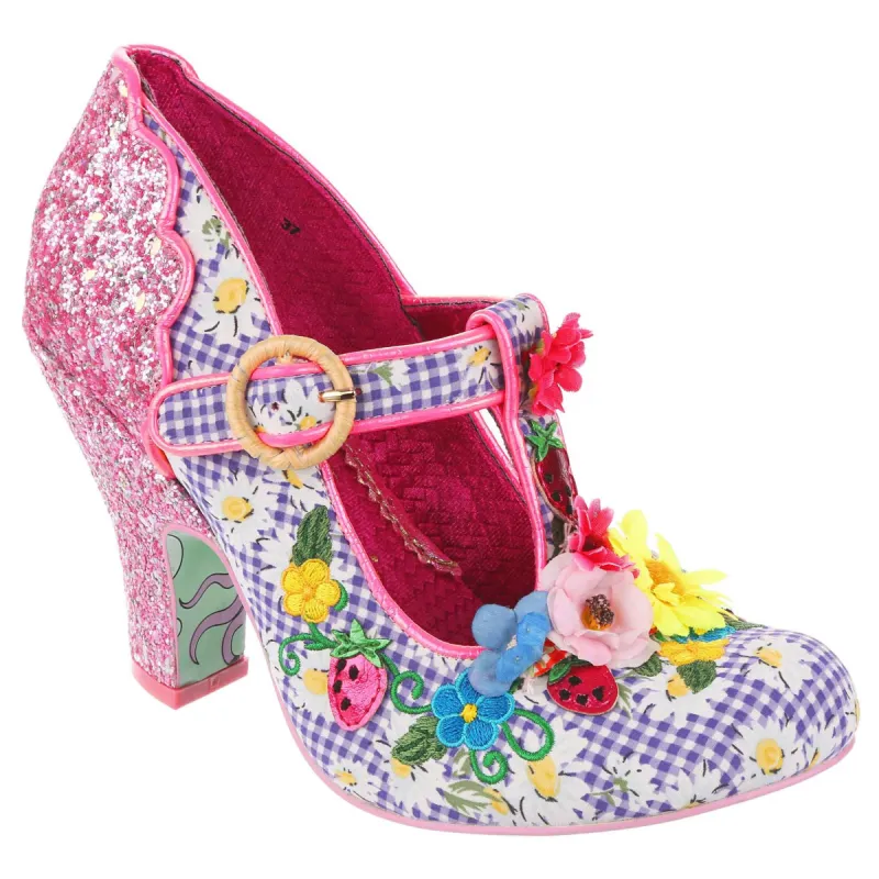 Irregular Choice Womens Perfect Poise High Heel - Lilac sold by The Foot Factory