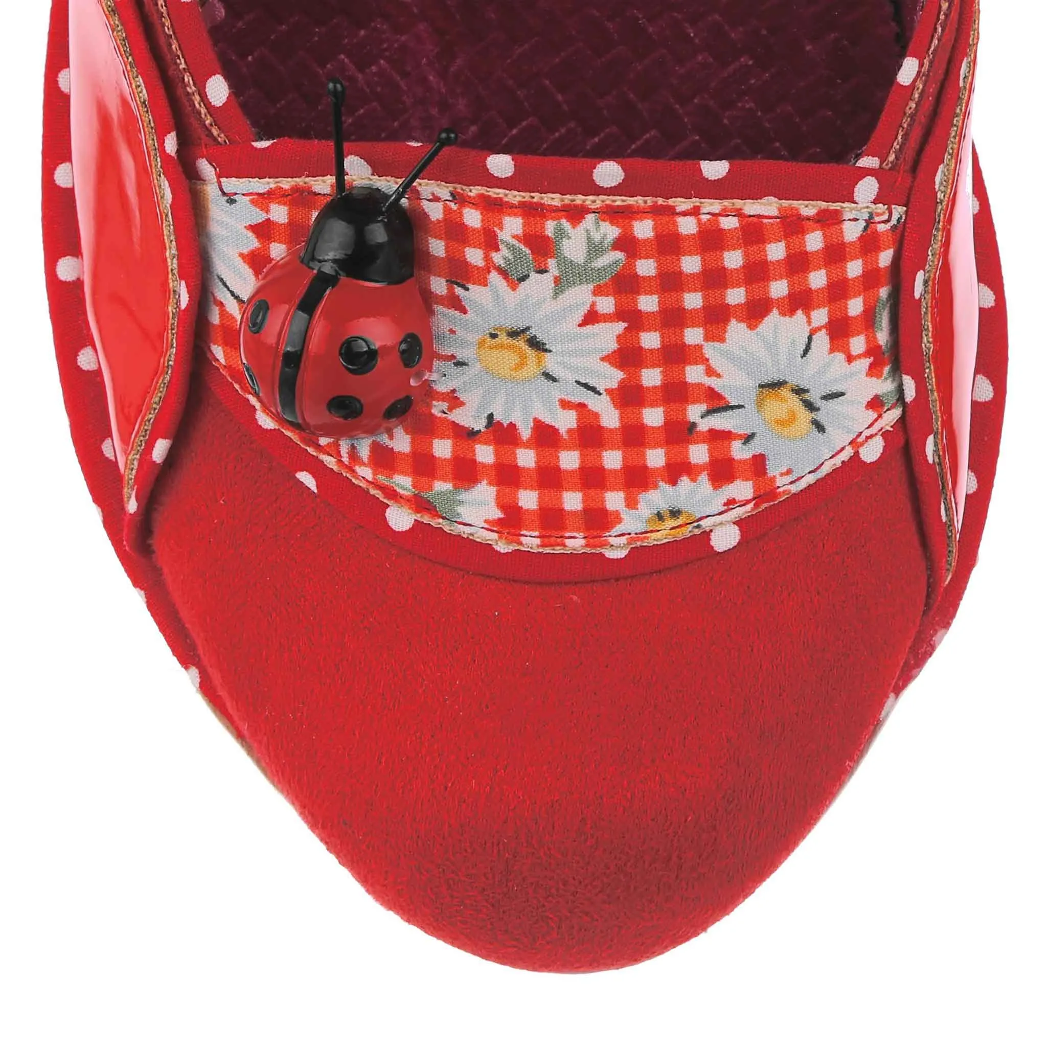 Irregular Choice Womens Future Ladybug High Heel - Red sold by The Foot Factory product image thumbnail 5
