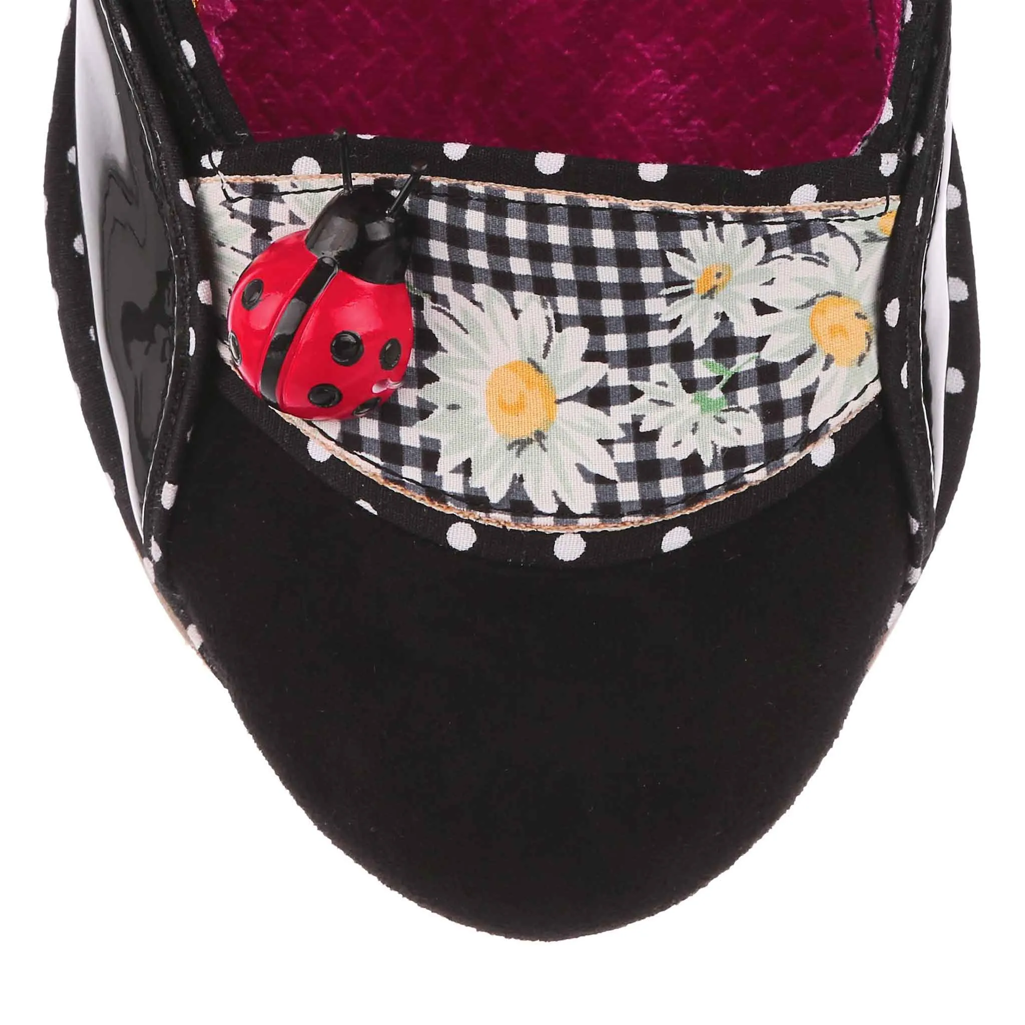 Irregular Choice Womens Future Ladybug High Heel - Black sold by The Foot Factory product image thumbnail 5