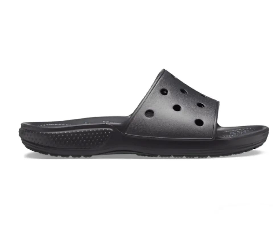 Crocs Unisex Classic Slide - Black sold by The Foot Factory