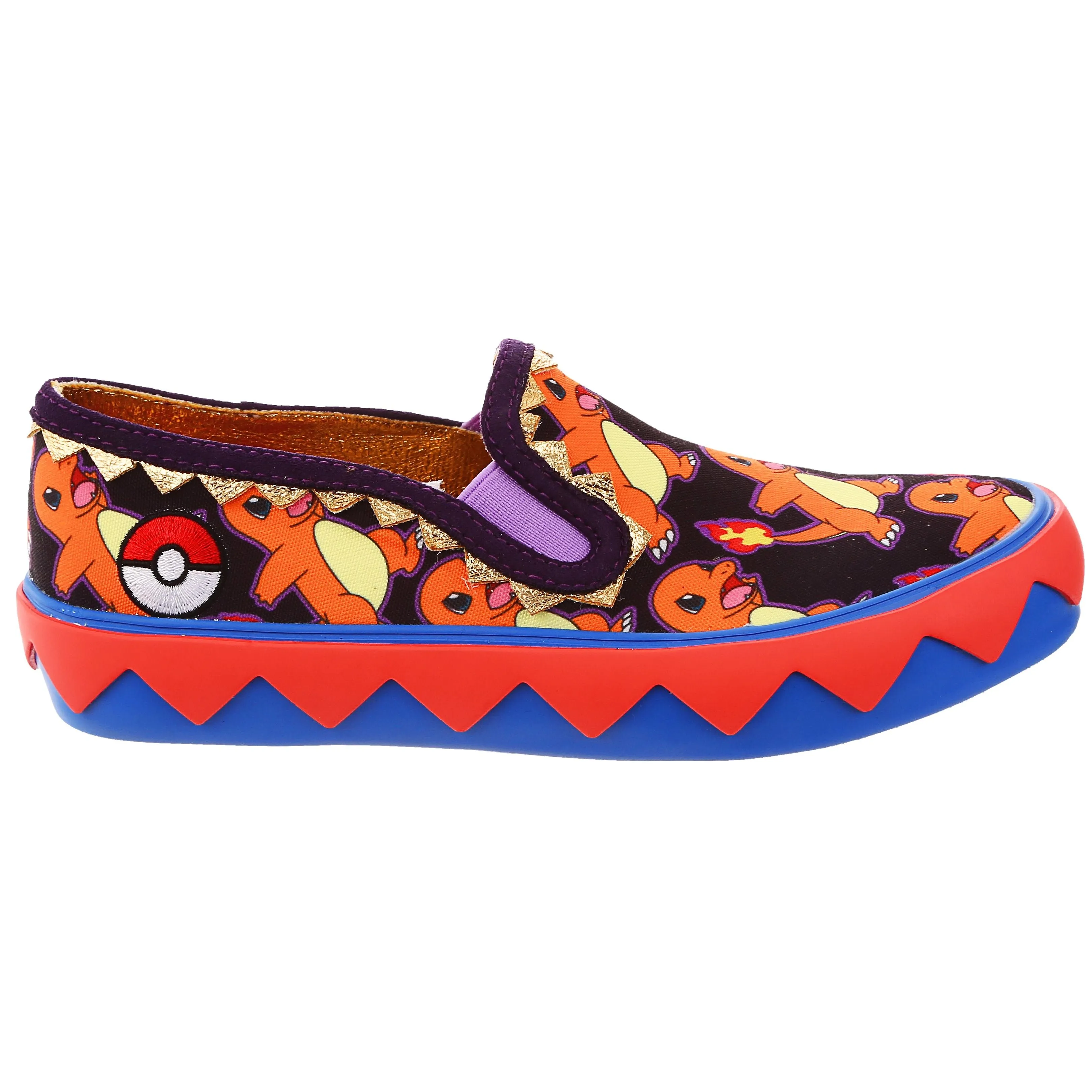 Irregular Choice Womens Pokemon Every Day is An Adventure Slip On Trainer - Orange / Red sold by The Foot Factory product image thumbnail 3