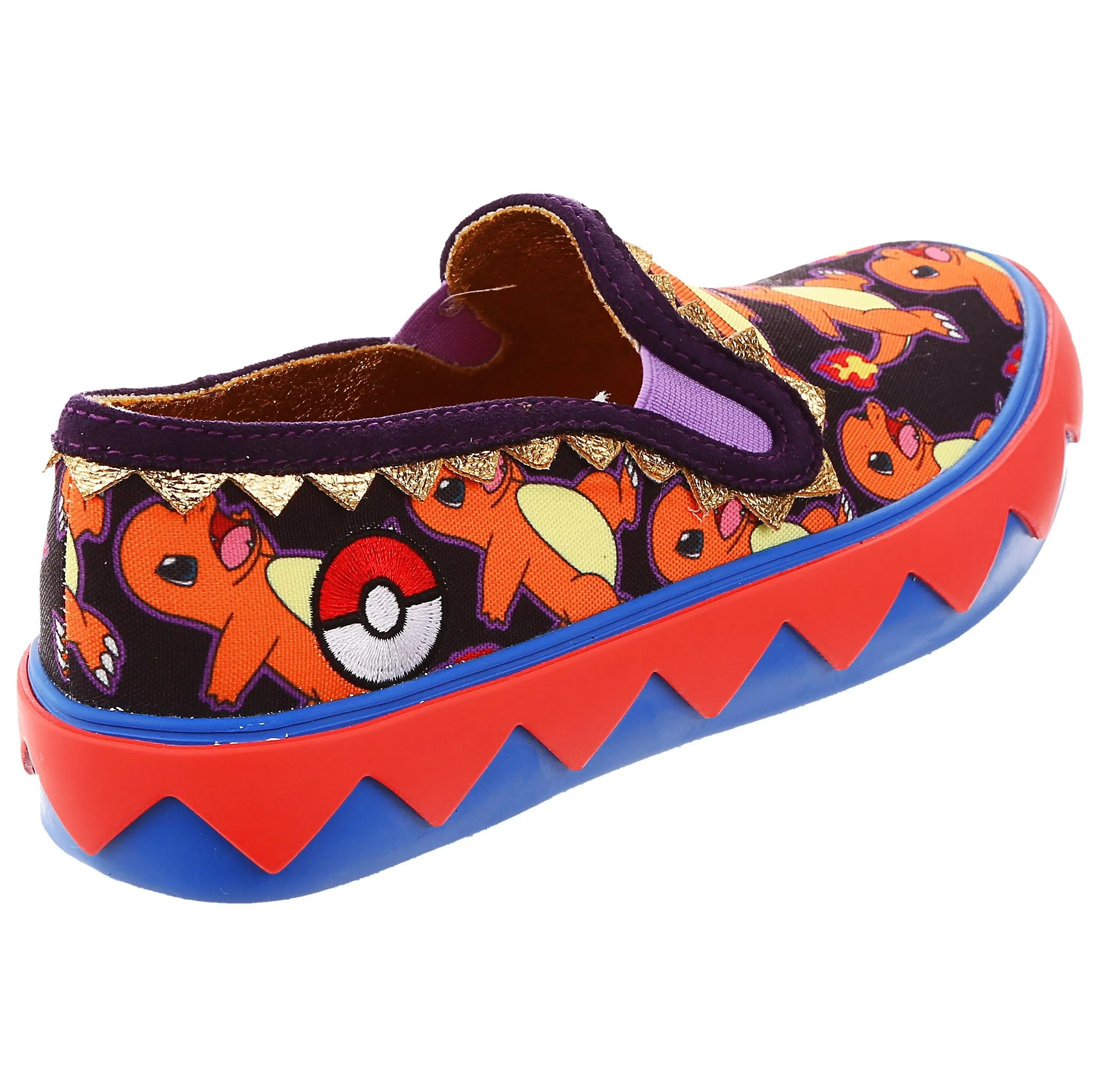 Irregular Choice Womens Pokemon Every Day is An Adventure Slip On Trainer - Orange / Red sold by The Foot Factory product image thumbnail 2
