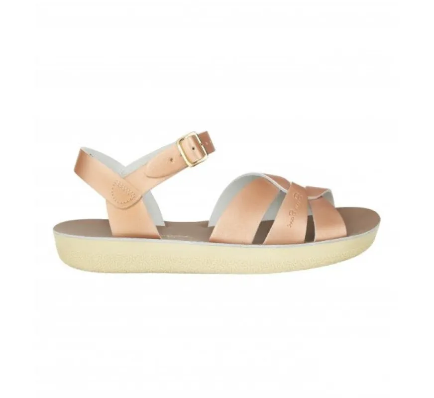 Salt Water Sandals Womens Swimmer Sandal - Rose Gold made by The Foot Factory