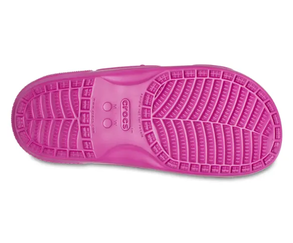 Crocs Unisex Classic Sandal - Fuchsia Fun sold by The Foot Factory product image thumbnail 3