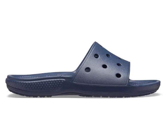 Crocs Unisex Classic Slide - Navy sold by The Foot Factory