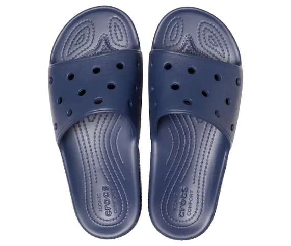 Crocs Unisex Classic Slide - Navy sold by The Foot Factory product image thumbnail 5