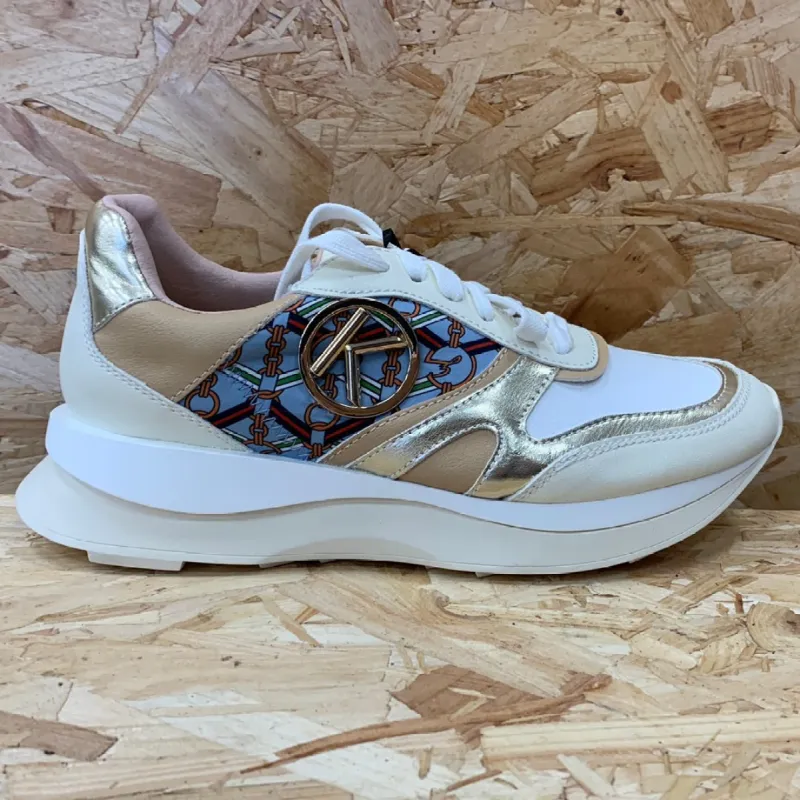 Kate Appleby Womens Kinross Trainer - Aqua Chain sold by The Foot Factory