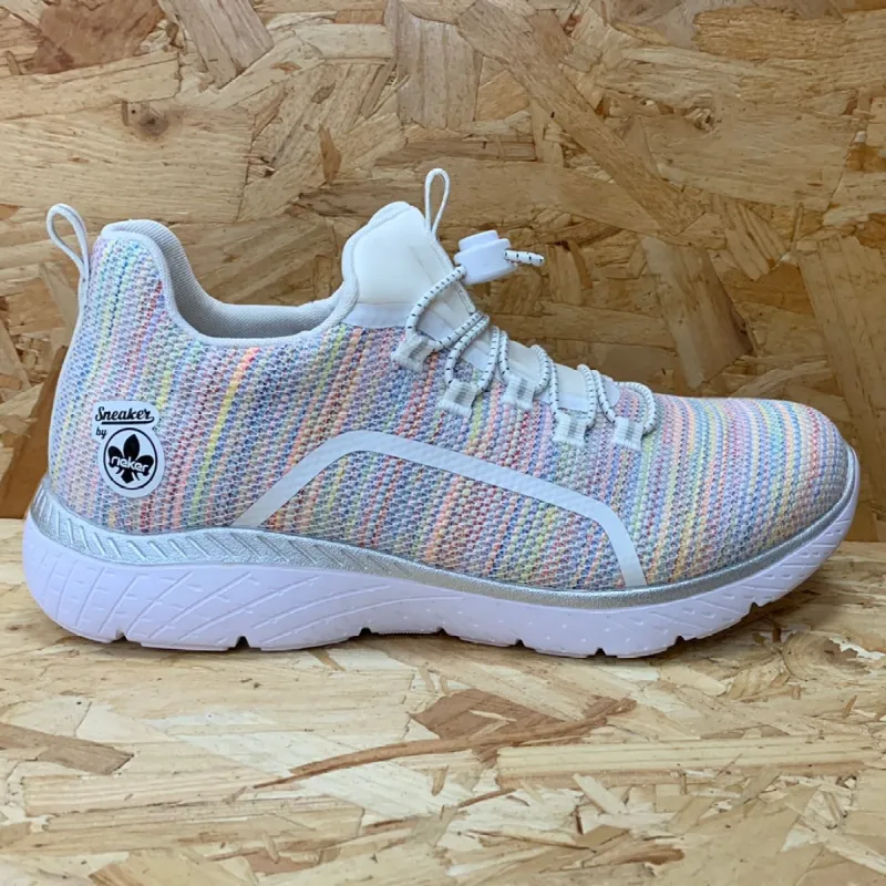 Rieker Womens Fashion Trainers - Multicoloured sold by The Foot Factory