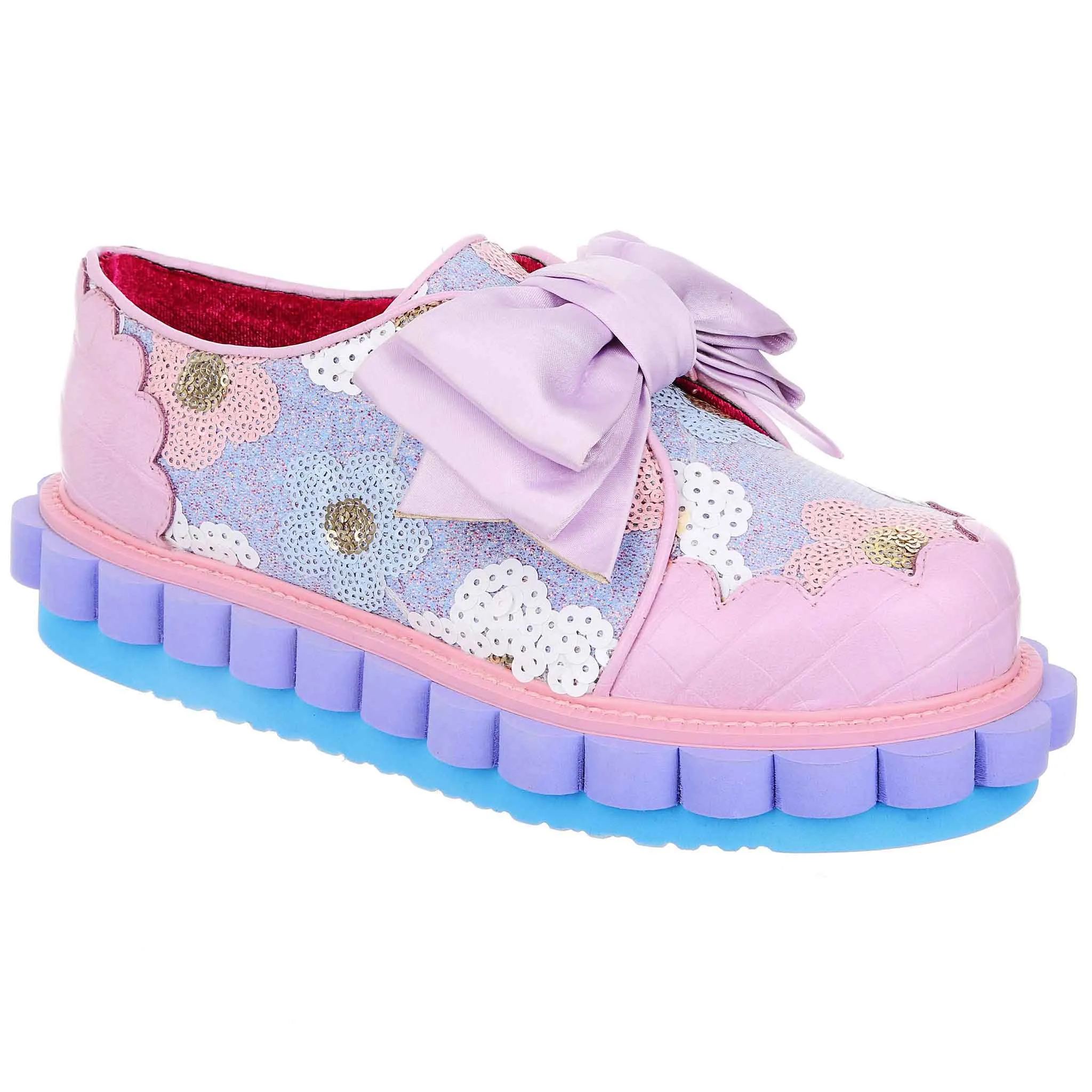 Irregular Choice Womens Cookie Cutter Platform Shoe - Lilac sold by The Foot Factory