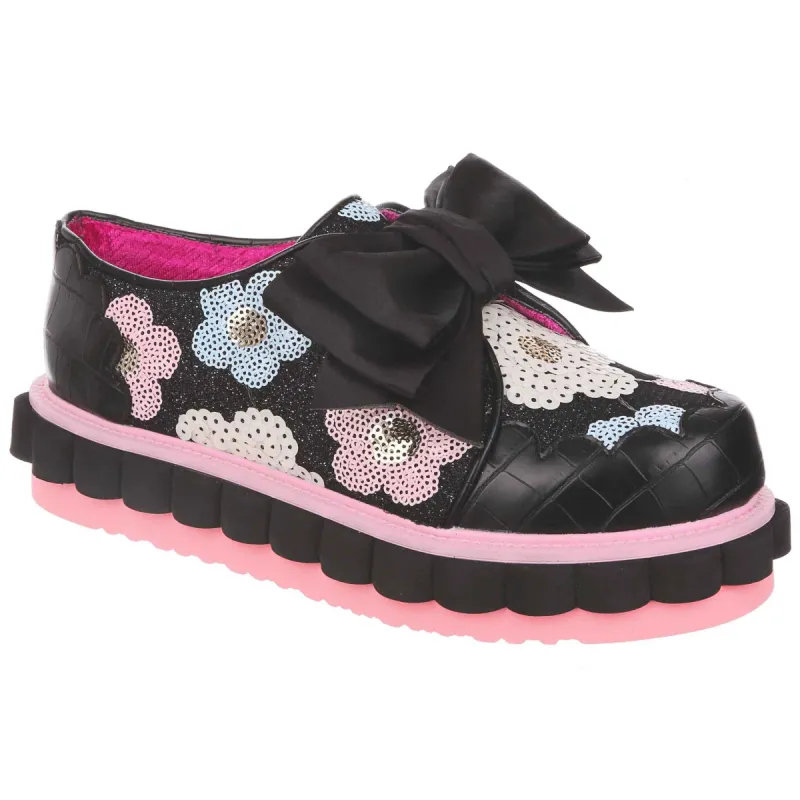 Irregular Choice Womens Cookie Cutter Platform Shoe - Black sold by The Foot Factory