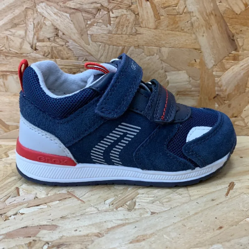 Geox Infant B Rishon B B Trainers - Navy made by Geox