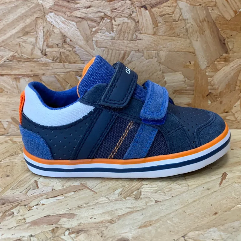 Geox Infant B Kilwi B C Trainers - Navy / Royal sold by The Foot Factory