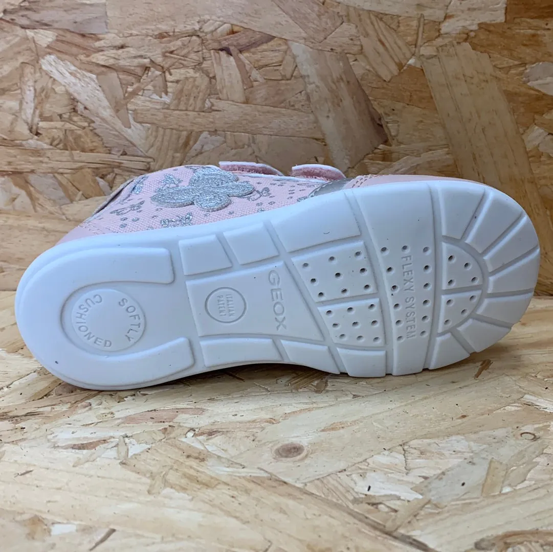 Geox Infant B Elthan G A Trainers - Rose / Silver sold by The Foot Factory product image thumbnail 3