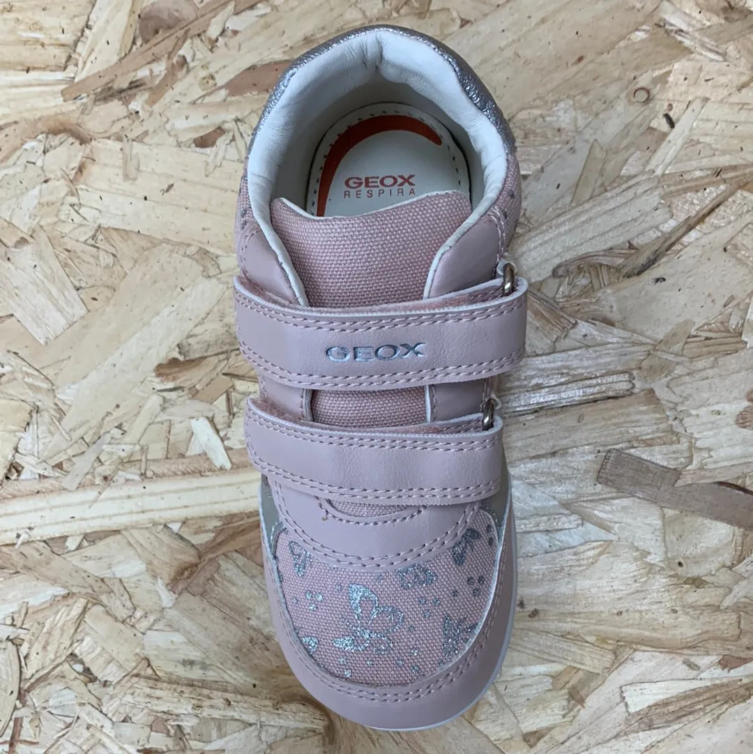 Geox Infant B Elthan G A Trainers - Rose / Silver sold by The Foot Factory product image thumbnail 2
