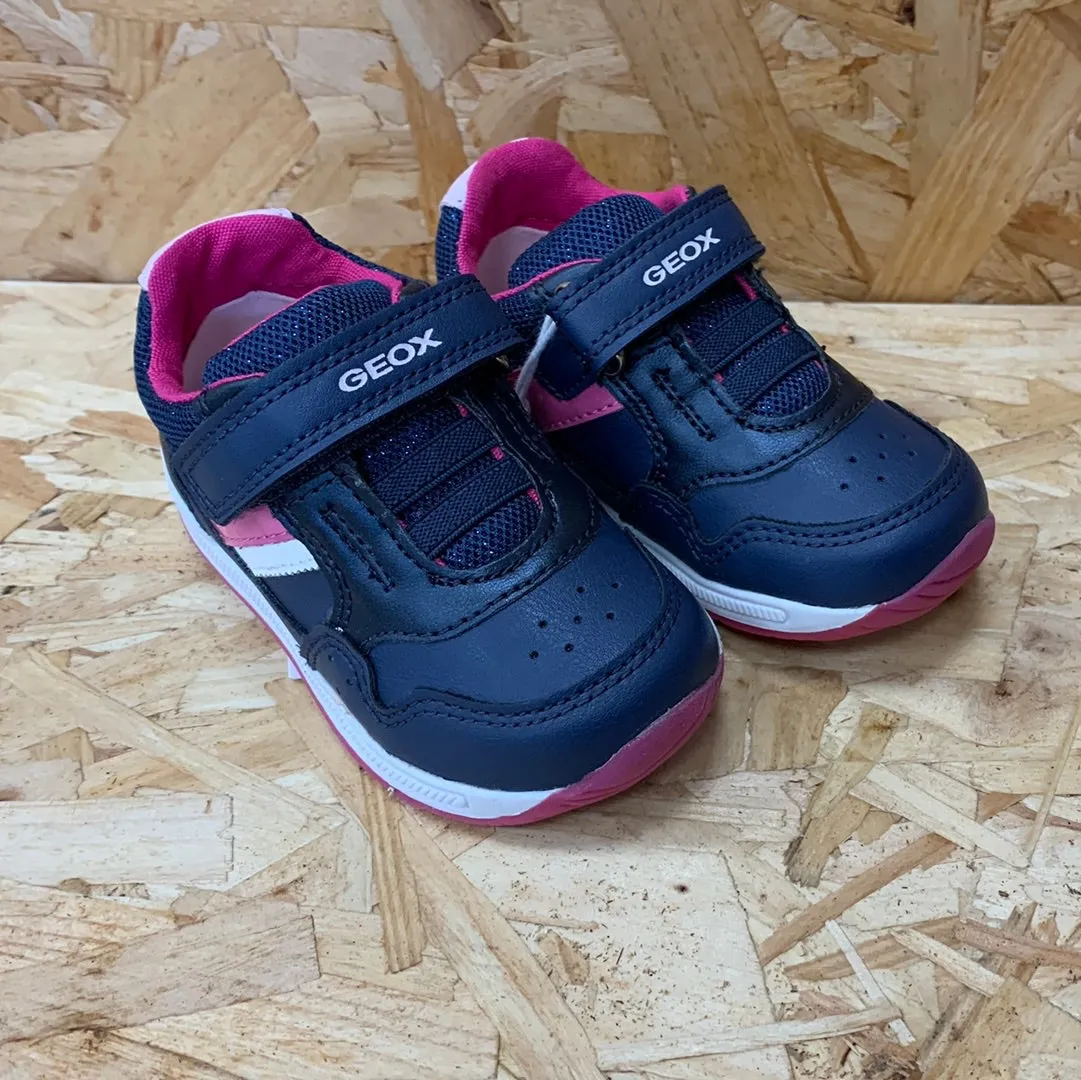 Geox Infant B Rishon G A Trainers - Navy / Fuchsia sold by The Foot Factory product image thumbnail 5