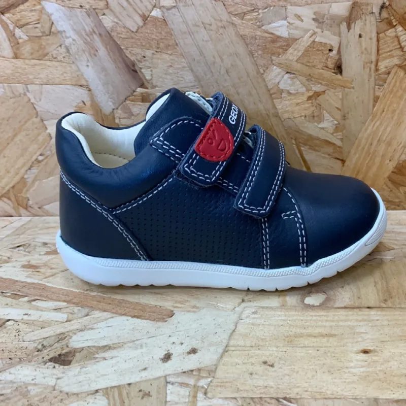 Geox Infant B Macchia B B Trainers - Navy sold by The Foot Factory