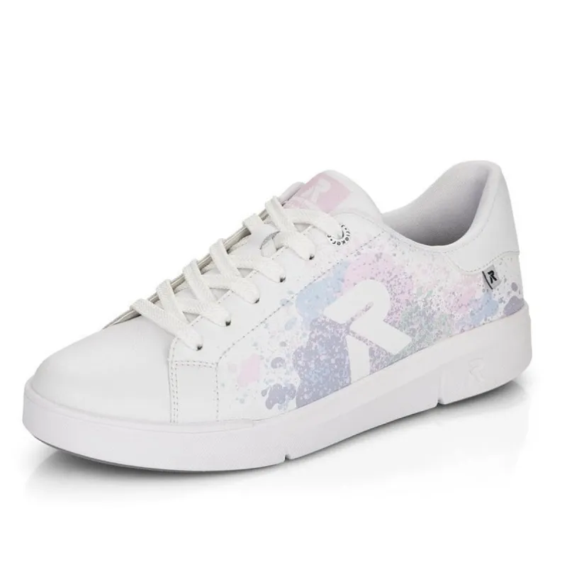 Rieker Womens Revolution Trainers - White sold by The Foot Factory