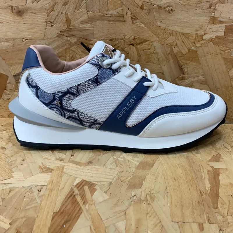Kate Appleby Womens Pitlochry Trainer - Aqua Mix sold by The Foot Factory