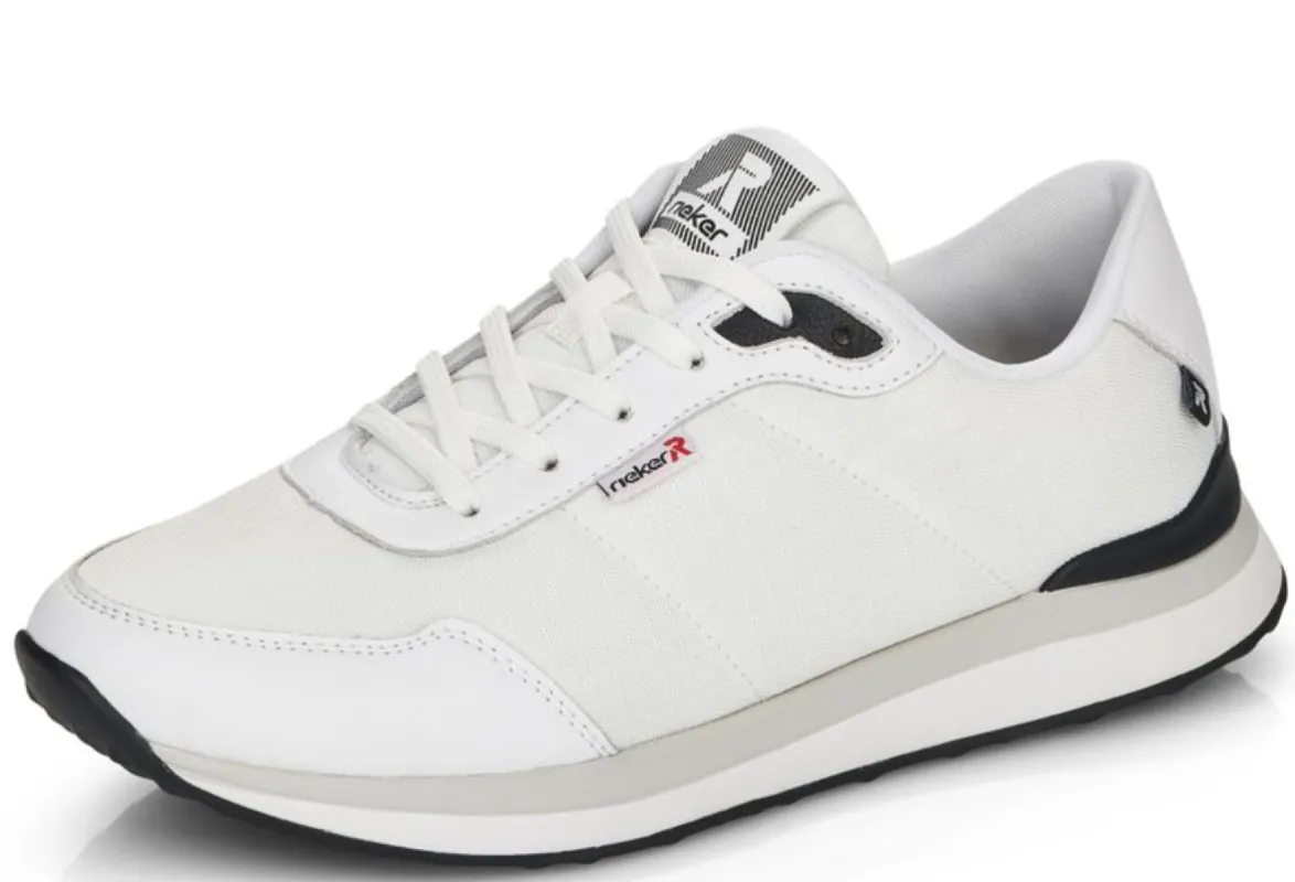 Rieker Womens Revolution Trainers - White / Black sold by The Foot Factory