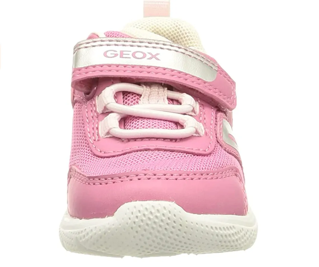Geox Infant Mesh Trainers - Fuchsia / Silver sold by The Foot Factory product image thumbnail 2