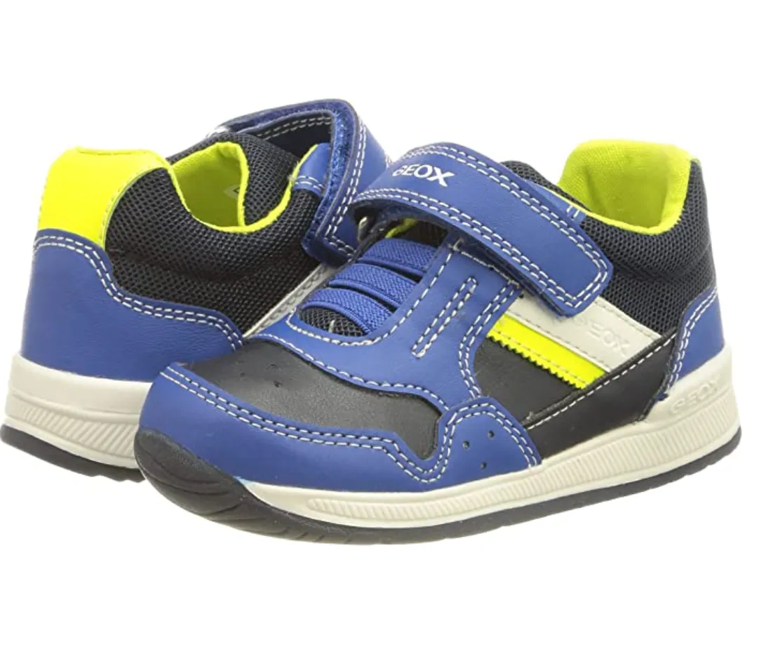Geox Infant Trainers - Blue / Yellow sold by The Foot Factory product image thumbnail 4