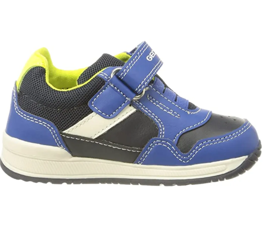 Geox Infant Trainers - Blue / Yellow sold by The Foot Factory product image thumbnail 3