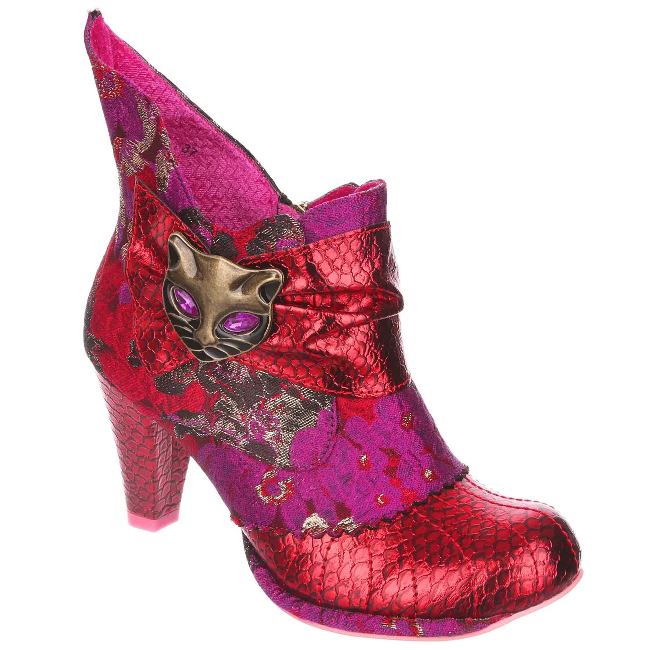 Irregular Choice Womens Miaow High Heel - Red sold by The Foot Factory