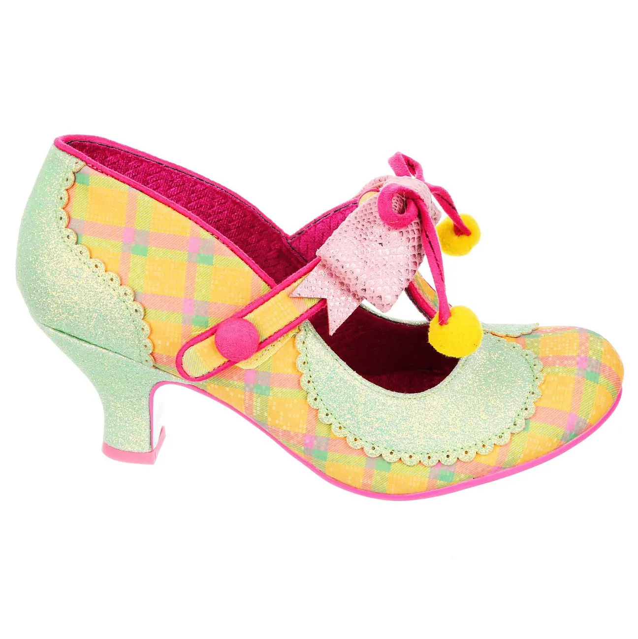 Irregular Choice Womens Charming Chum High Heels - Mint / Yellow sold by The Foot Factory product image thumbnail 2