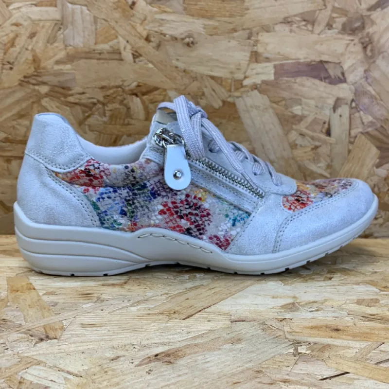 Remonte Womens Fashion Trainers - Grey sold by The Foot Factory