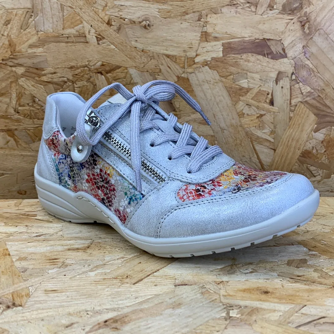 Remonte Womens Fashion Trainers - Grey sold by The Foot Factory product image thumbnail 2
