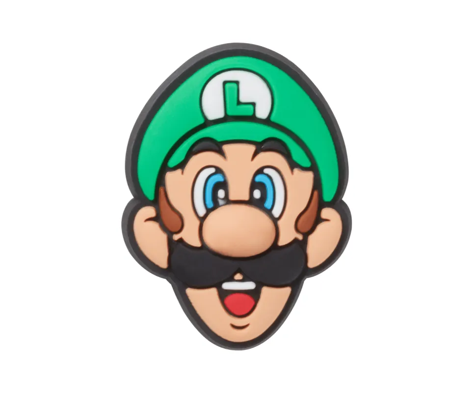 Crocs Jibbitz Super Mario Luigi Charm sold by The Foot Factory