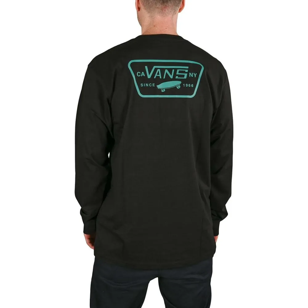 Vans Mens Long Sleeve T-Shirt - Black / Green sold by The Foot Factory product image thumbnail 3