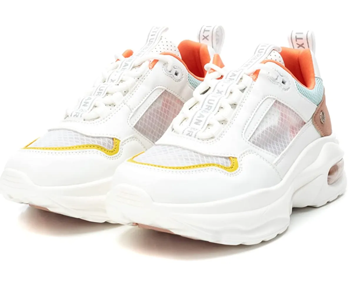 Xti Womens Fashion Trainers - White sold by The Foot Factory product image thumbnail 3