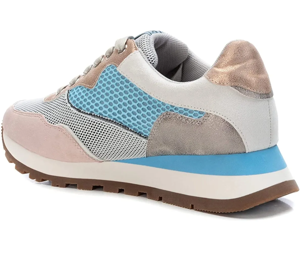 Xti Womens Fashion Trainers - Blue / Beige sold by The Foot Factory product image thumbnail 2